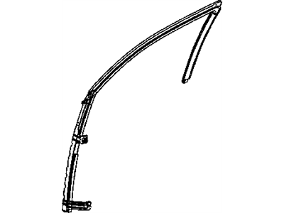 Mopar 4724777AC WEATHERSTRIP-Front Door Glass