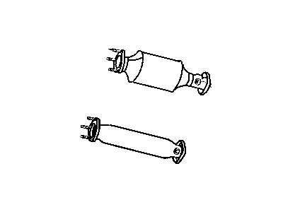 2001 Jeep Cherokee Catalytic Converter - 52019480AH