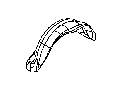 Mopar 55360147AD Shield-Fender Side