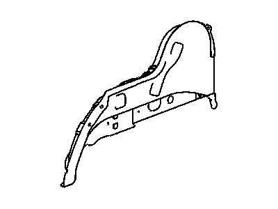 Mopar 55360406AC WHEEL/HOUSE-Rear Inner