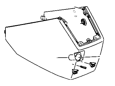 Mopar YD741KAAB Housing-Console