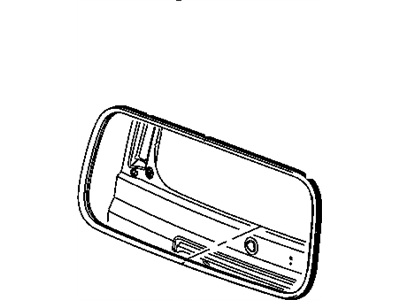 Mopar 55369015AI WEATHERSTRIP-LIFTGATE Glass