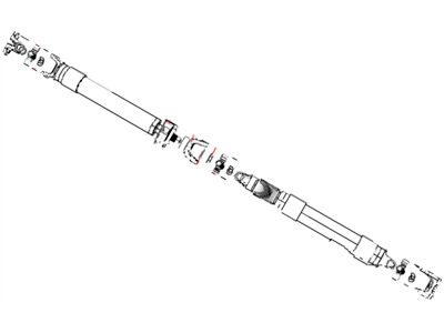 2014 Ram 5500 Drive Shaft - 52123048AB