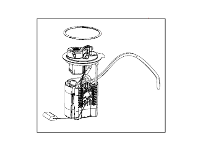 Mopar 68217195AC Fuel Pump/Level Unit Module