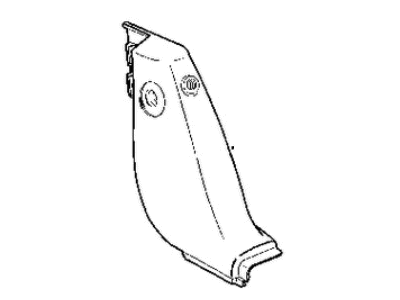 Mopar 4848693 OTR STANCHION CVR Mounting Bracket