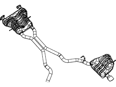 Mopar Tail Pipe - 68276627AE