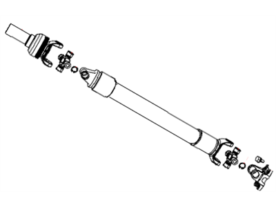 2009 Chrysler Aspen Drive Shaft - 52853018AE