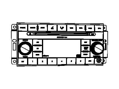 Mopar 5064410AC Radio-AM/FM With Cd