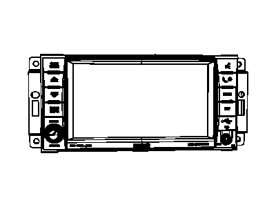 Mopar 5064816AB Radio-AM/FM/DVD/HDD/NAV/SDARS