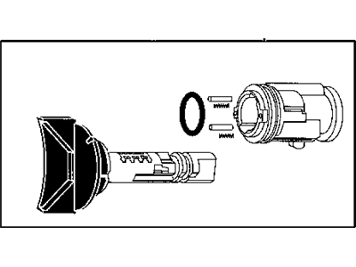 Mopar 68027525AA Cylinder-Ignition Lock