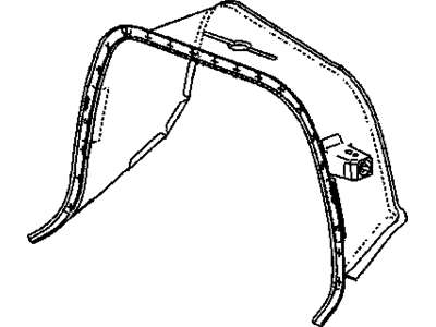 Mopar 55346629AB RETAINER-Engine Housing Seal