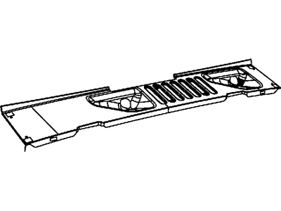 Mopar 55395321AC Grille-COWL Panel