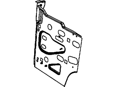 Mopar 55395666AD Panel-COWL Side