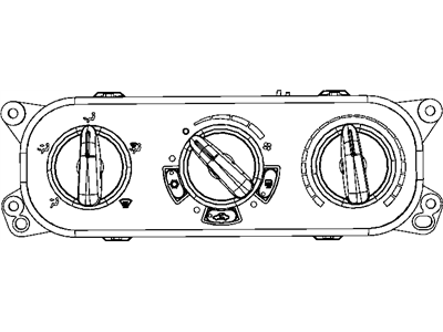 Mopar 55111841AC Air Conditioner And Heater Control