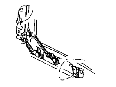 2002 Chrysler Sebring Door Hinge - 4814895AC
