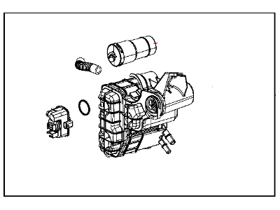 Jeep Vapor Canister - 68152022AB