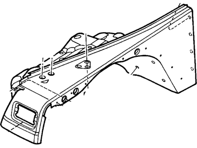 Mopar 5003950AE Fender-Fender