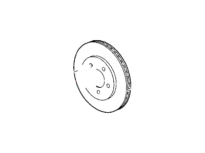 Mopar 68192969AA Front Brake Rotor