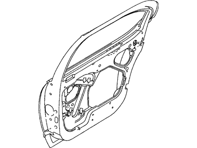 Mopar 4646440 Door-Rear