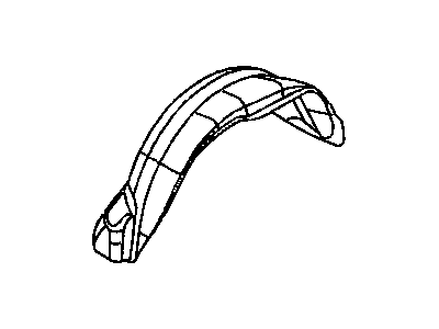 Mopar 55157175AC Liner Fender Side