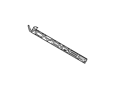 Mopar 4857561AA NAMEPLATE-Voyager