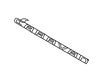 Mopar 4857564AA NAMEPLATE-Caravan