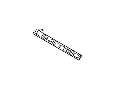 Mopar 4857563AA NAMEPLATE-Limited