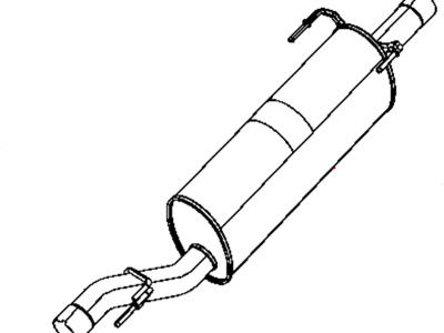 Mopar 52121372AF Exhaust Muffler