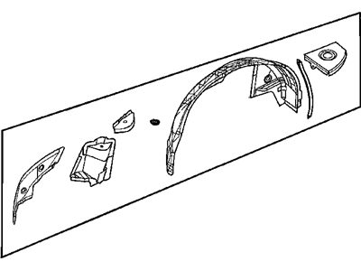 Mopar 5099571AA WHEEL/HOUSE-Rear Inner