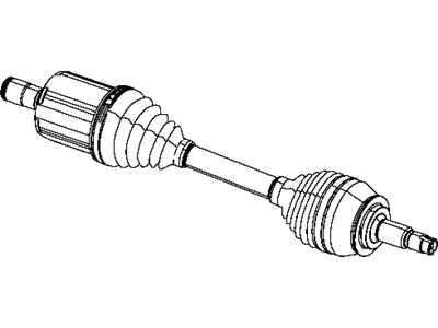 Mopar 68238841AB Axle Half Shaft