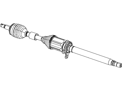 Mopar 52123761AE Axle Half Shaft