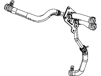 Mopar 55038040AG Hose-Heater Supply And Return