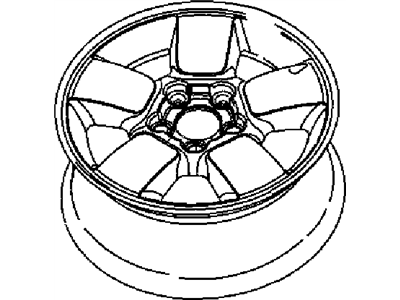 Mopar 52124455AA Steel Wheel
