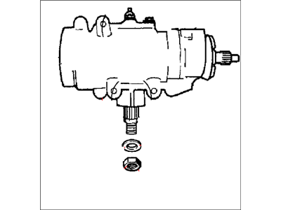 2003 Jeep Wrangler Steering Gear Box - 52088993AC