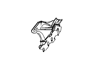 2016 Ram 3500 Transmission Mount - 68187866AB