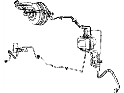 Dodge Grand Caravan Brake Line - 4683997AN