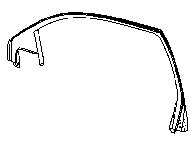 Mopar 4894349AE Molding-Front Door