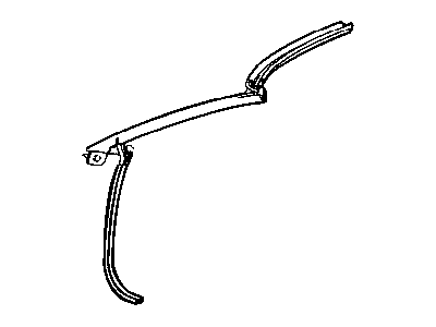 Mopar 4878983AB WEATHERSTRIP-A-Pillar To Roof