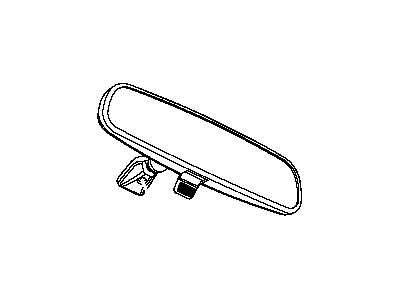 Mopar 57010496AB Inside Rear View Mirror