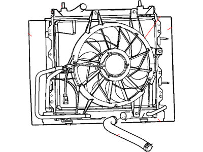 2006 Chrysler PT Cruiser Engine Cooling Fan - 5179449AA