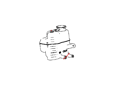 Mopar 52126354AB Reservoir-COOLANT