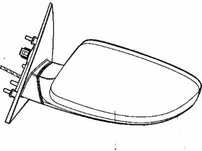 2019 Chrysler 300 Car Mirror - 1LE27JSCAI