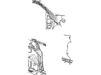 Mopar 4894620AB SUNROOF-SUNROOF Drain