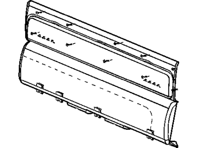 Mopar 5GP18XDVAG BOLSTER-Cab Back Panel