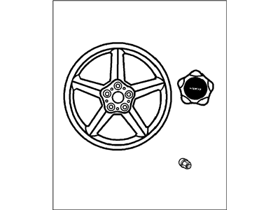 Mopar 82205582 Wheel-Cast Aluminum
