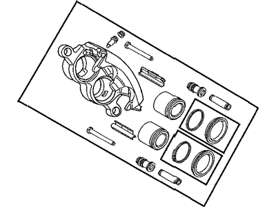 Mopar 5139928AA CALIPER-Disc Brake