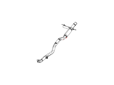 Mopar 68225542AA Front Exhaust Pipe