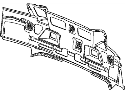 Mopar 5099167AA Panel-Rear FASCIA VALANCE