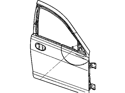 Dodge Stratus Door Hinge - 4880009AB