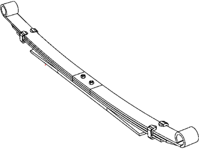 Mopar 5168792AA Rear Leaf Spring